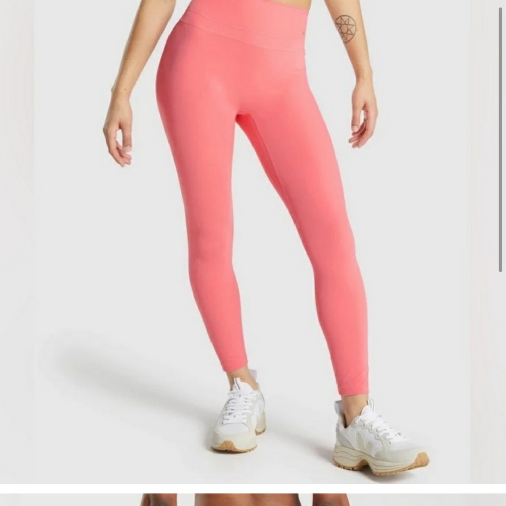 GYMSHARK Whitney High Rise Legging- Peony Pink
